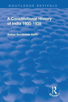 Libro Revival: A Constitutional History Of India (1936): ...