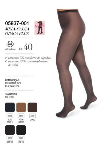 meia calça xplus