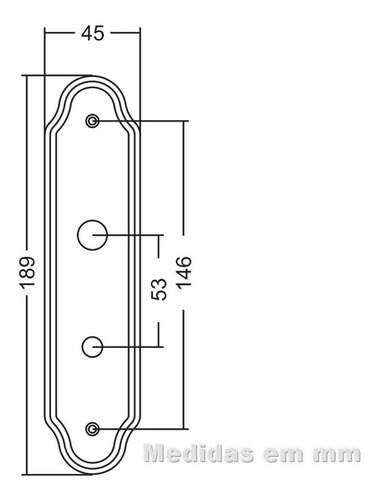 Par Espelhos Fechadura Porta Kit Com 2 Interna E 01 Banheiro
