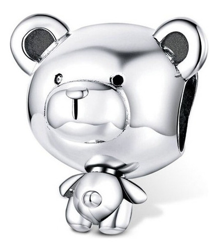 Charm Osito Peluche Oso Plata 925