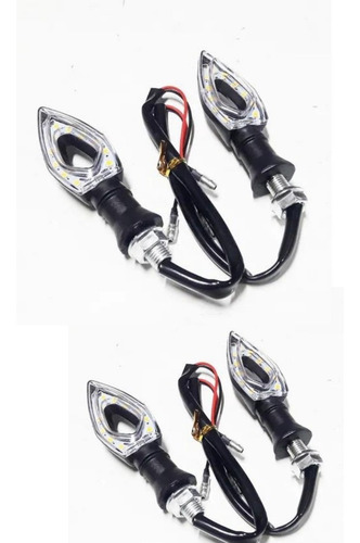 Juego X4 Farol Giro Led Moto Flecha Universal - En Xero 