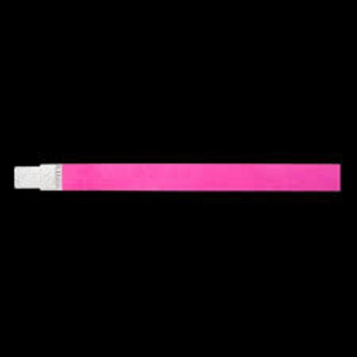 Pulseira Tyvek Rosa Fluorescente 1 Mil Unidades