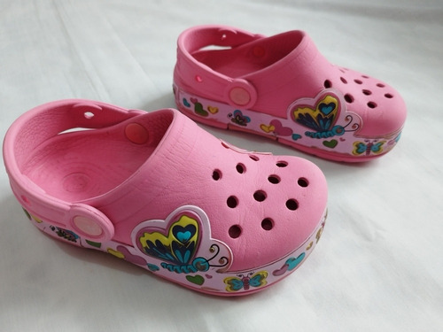 Chanclas Sandalias Crocs Niña Talla 28 Usa 10, Usadas