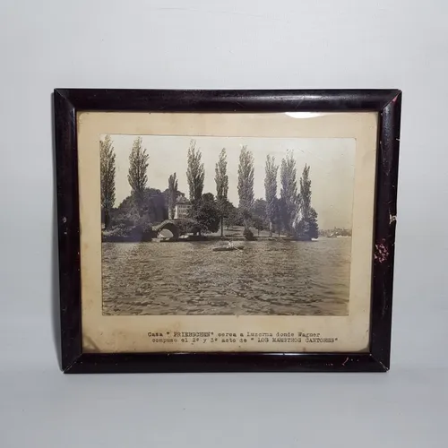 Antigua Foto Cuadro Casa Tribschen Wagner Lucerna Mag 62182 (Usado)