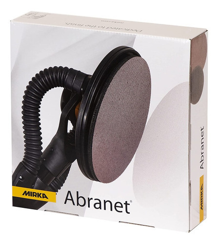 Papel de lija Abranet para pared y techo, 225 mm, 9 pulgadas, 10 pulgadas de ancho, 10 unidades, Mirka Gravel, cantidad 180