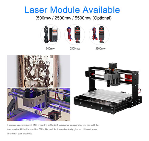 Mini Máquina Cnc 30*18 Pro Grbl Control Diy Cnc De 3 Ejes Pc