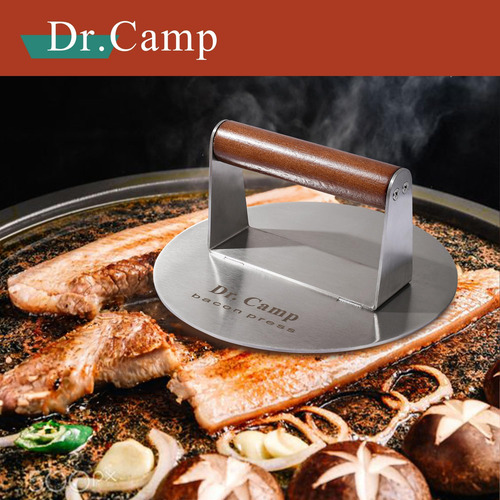 Drcamp 7 Pulgadas De Acero Inoxidable, Press De Smasher, De