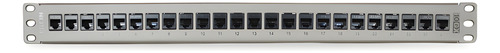 Belden Patch Panel 48 Puertos Cat6a 1ur 10gx Ultra-alta Dens