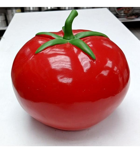 Tomate Pieza Decorativa Polystone  25cm Diametro