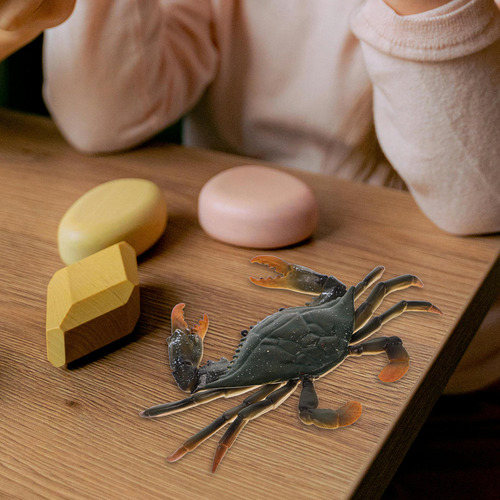 1 Pieza De Figuras De Cangrejo Artificial Para Niños, De Plá
