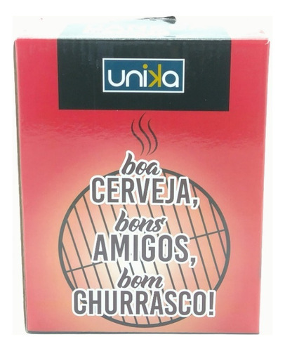 Caneca Chopp Boa Cerveja Bons Amigos Bom Churrasco 450 Ml Cor Incolor