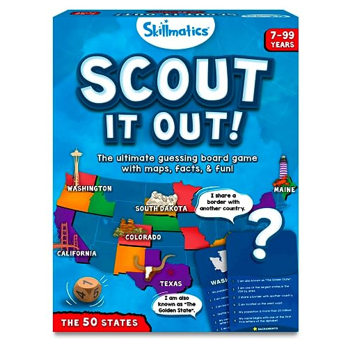 Juego De Mesa  Scout It Out The 50 States  | Divertido ...