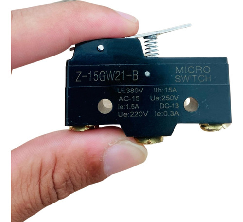 Interruptor Chave Kw-15gw21-b Micro Switch Com Haste Curta