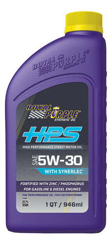 Aceite De Motor Royal Purple Hps Sintético 5w30 1l