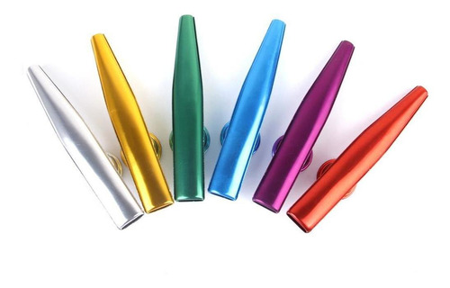 Imagen 8 de 12 de 2 Piezas Kazoo De Aleación De Aluminio Con Diafragma