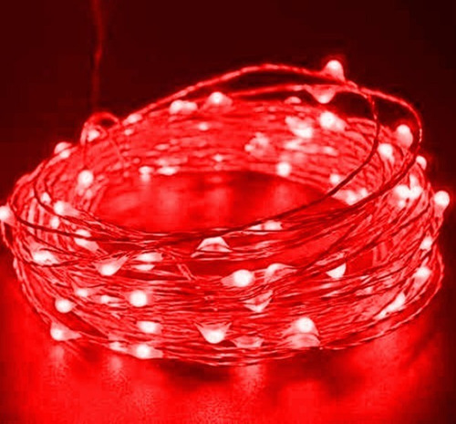 Imagem 7 de 9 de Kit 15 Fio Fada Cordão Luz Cores Natal 3mts 30 Leds+ Pilhas
