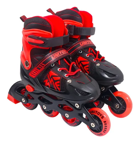 Patins Infantil Masculino Azul Menino Num 33 34 35 36 37