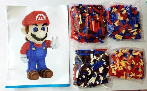 Rompecabezas 3d Mini Bloques Armables Super Mario Bros Block
