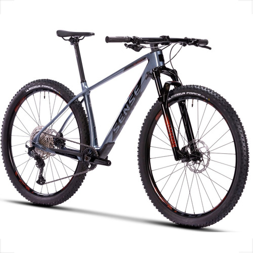 Bicicleta Mtb Sense Carbon Impact Comp 2023 Shimano Slx 12v Cor Cinza-escuro Tamanho do quadro 15