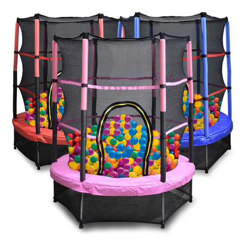 Cama Elástica Trampolín 1,40 Mt + 50 Pelotas De Regalo - El 