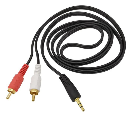 Cable De Audio Rca/ Aux 2x1 3.5mm - 5 Metros