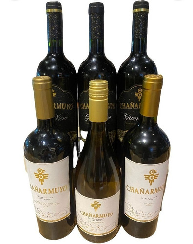 Combo Vino Chañarmuyo La Rioja X6 Variedades 750ml