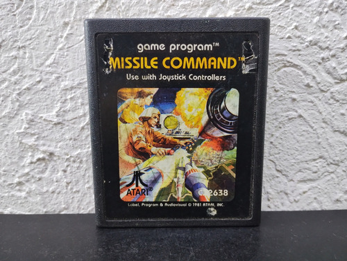Missile Command Cx2638 Para Atari 2600 Año 1981 Original (Usado)