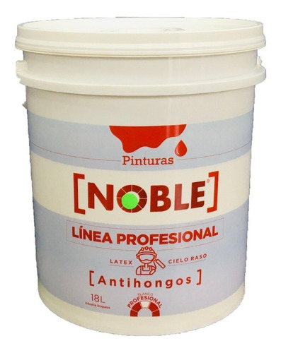 Cielos Rasos Noble Profesional Bco 18l Antihongos Puntocolor