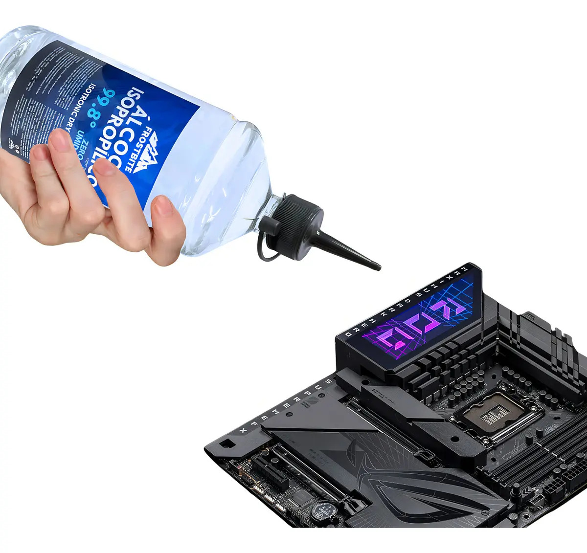 Álcool Isopropílico 99,8% FROSTBITE 5 Litros Limpador Eletrônico Telas · foto 2