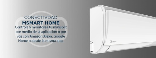 Minisplit Midea Mas12c1fvr Inverter 12,000btus Frio 110v