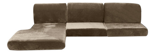 E Sofá Y Cojín Elásticos Silver Fox Velvet Con Todo Incluido