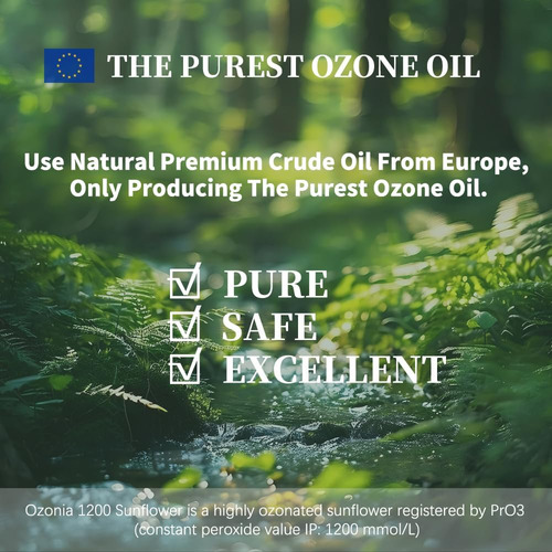 Aceite De Girasol Ozoneted Pro3-100% Naturel Ozone Oil-1 En