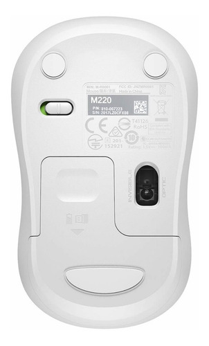 Imagen 2 de 2 de Logitech M220 Silent, Mouse Inalámbrico / 90% Más Silencioso