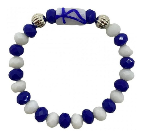 Pulseira Oxaguiâ Firma Cristal E Silicone