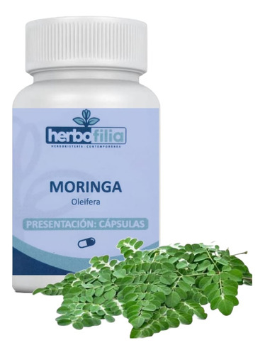 Hojas De Moringa Pulverizadas 120 Caps