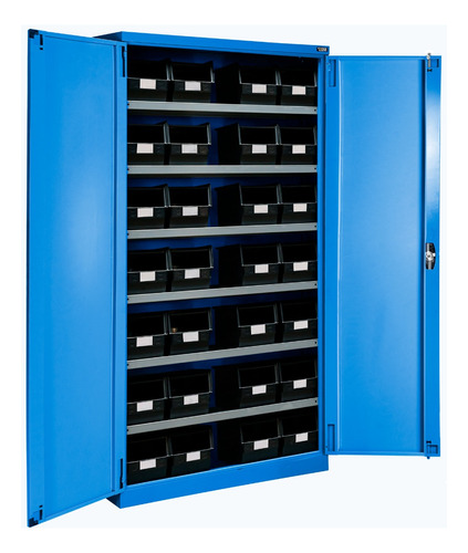Armario Storage Compat 102x40x200cm Para 800 Kg Faa130052 Color Azul