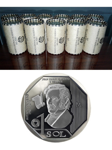 Cono De 20 Monedas Juan Pablo Viscardo Y Guzmán Bicentenario
