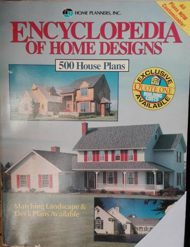 Encyclopedia Of Home Designs- 500 House Plans