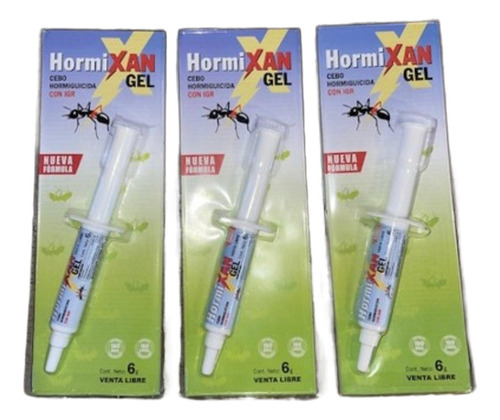 Jeringa Hormigas Gel Hormixan X 3 Unidades