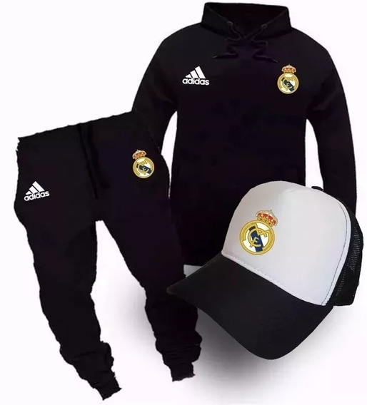 blusa de frio masculina real madrid