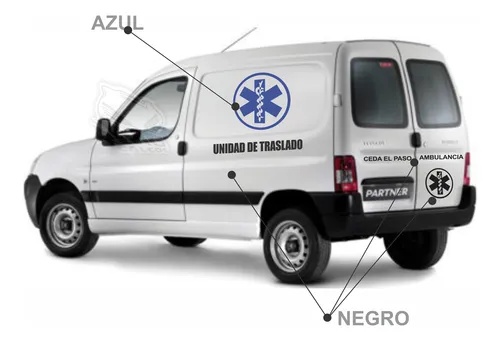 Grafica Ploteo Vehicular - Ambulancia - Unidad De Traslado