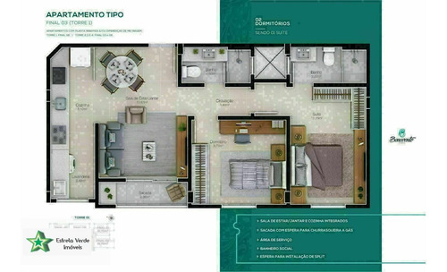 Imagem 16 de 18 de Apartamento À Venda No Bairro Dos Imigrantes - Criciúma/sc - 385