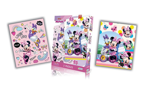 Rompecabezas Puzzle Minnie X2 36 Y 24 Piezas ELG Dch07612