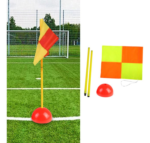 Pólos De Agilidade De Futebol 2pcs Pólos Base Vermelha