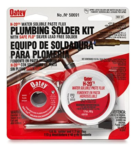 Kit De Soldadura Para Plomería Oatay, Soldadura De 1/4 Lb Y 