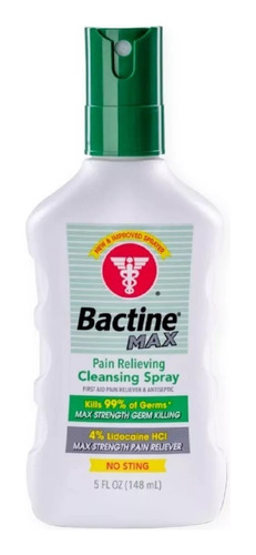 Spray Limpiador Bactine Analgesico Para Piercing O Tatuaje