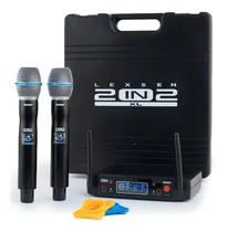 Comprar Microfono Inalambrico Lexsen Doble De Mano Uhf 2 In 2 Xl 