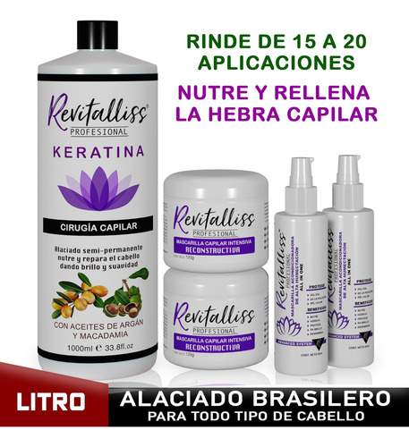 Keratina Alaciadora Profesional Extra Lacio Y Brillante