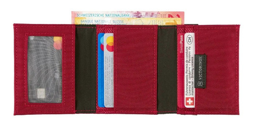 Imagen 4 de 6 de Cartera Ext Tri Fold Rojo Rfid Victorinox