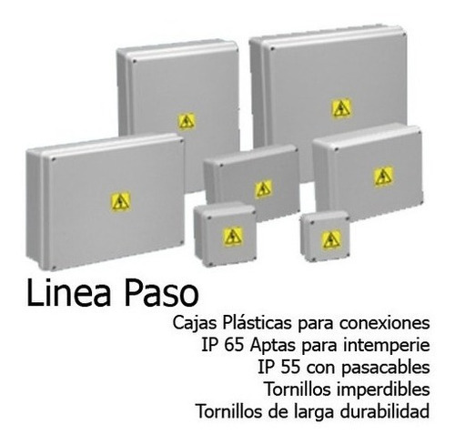 Caja De Paso Estanca Ip65 Proteccion Uv Roker 115x115x81mm